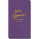 Fun Let's Celebrate Moire Guest Towels Image 2 of 4
